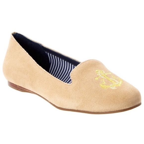 Jack Rogers Shoes - JACK ROGERS "REESE" SUEDE TAN LOAFERS- Size 6.5M